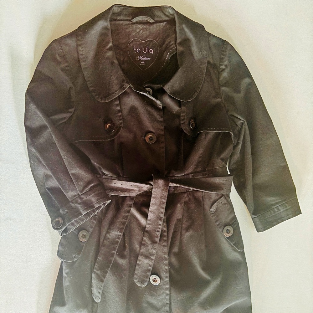 Talula Trench Coat ~ Medium